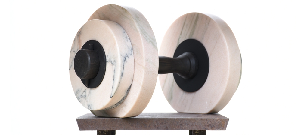 NEW MARBLE DUMBBELL